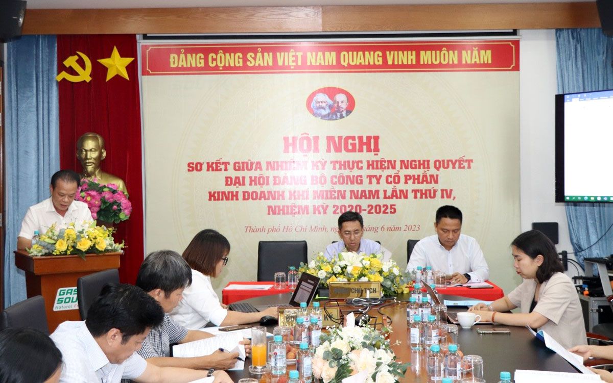 Hội nghị Sơ kết Đảng bộ Công ty Khí miền Nam
